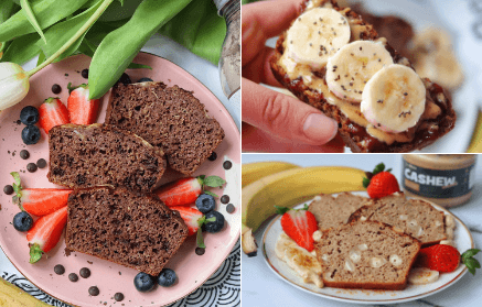 Fitness recept: 3 ínycsiklandó rostban és fehérjében gazdag banánkenyér recept