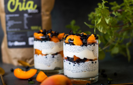 Fitness recept: túrós chia puding gyümölccsel