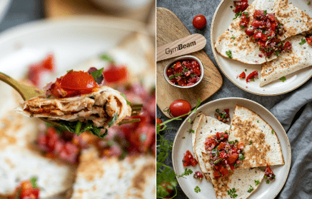 Fitness recept: quesadilla tonhallal és paradicsomos salsával