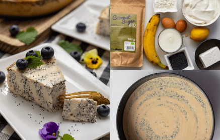 Fitness recept: túrós cheesecake mákkal