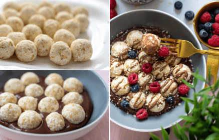 Fitness recept: csokikrémes túrógombóc