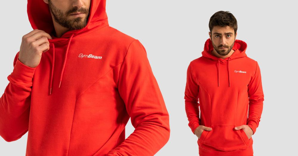 Limitless Hoodie Hot Red  - GymBeam