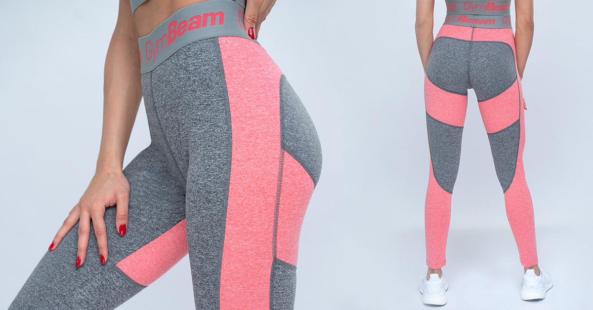 Ultrafit Heather Pink női leggings - GymBeam