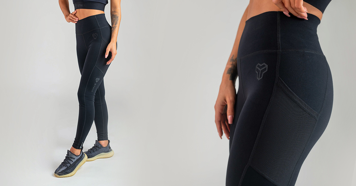 Essential Black női leggings - STRIX