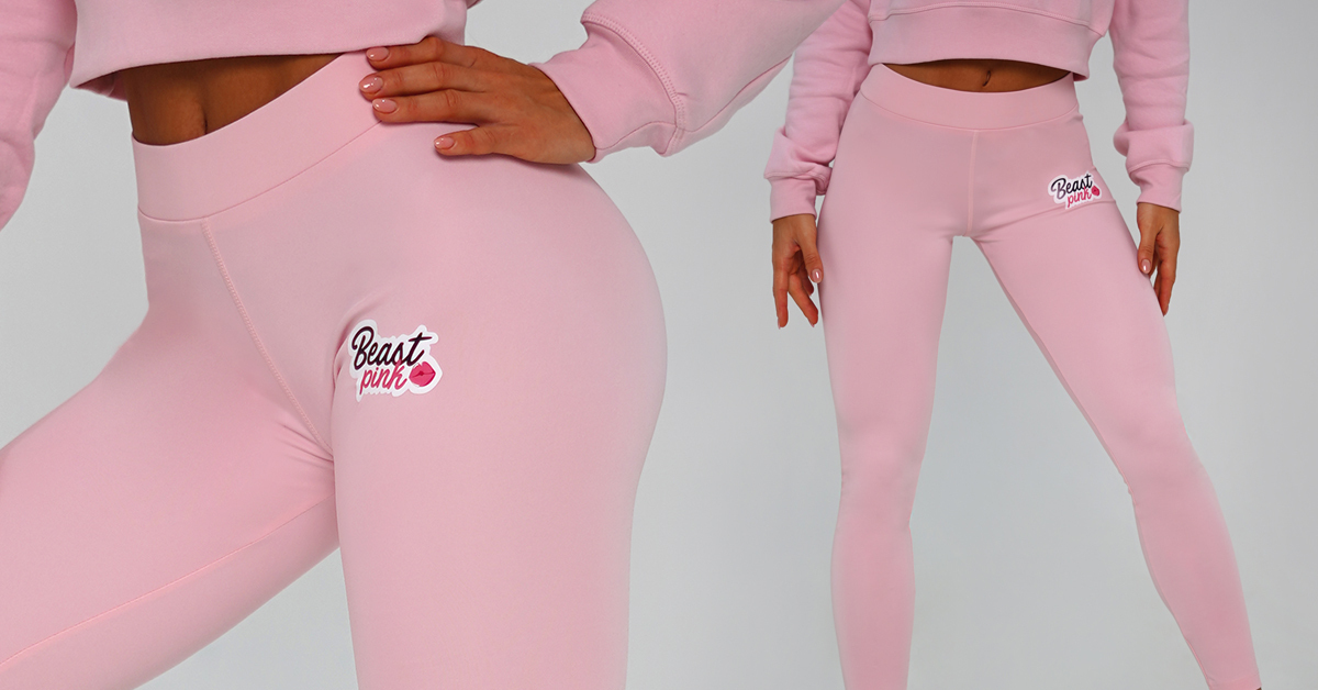 Blush női leggings - BeastPink