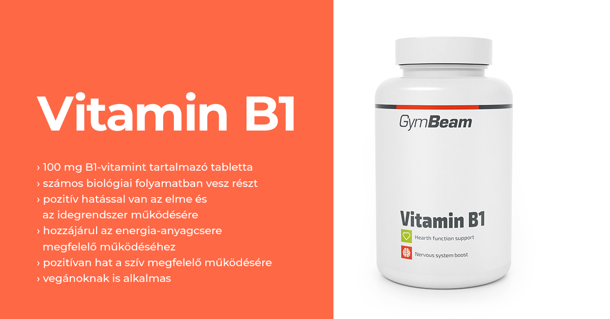 B1-vitamin (tiamin) - GymBeam